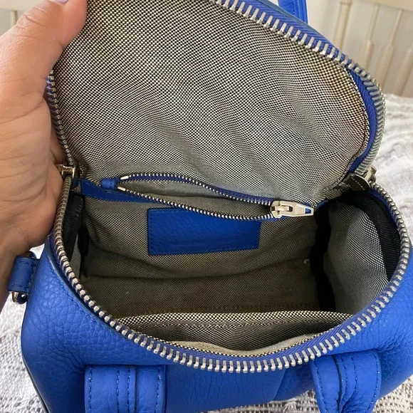 Alexander Wang Blue Mini Bag with Structured Design - Picture 10 of 10